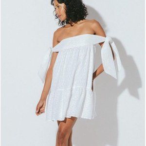 NWT Cleobella Cara Off-the-Shoulder Mini Dress